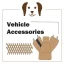 لوازم وسیله نقلیه مخصوص سگ Vehicle Accessories فروشگاه ایران پت مال، روکش صندلی، محافظ پنجره در قاب با المان سگ